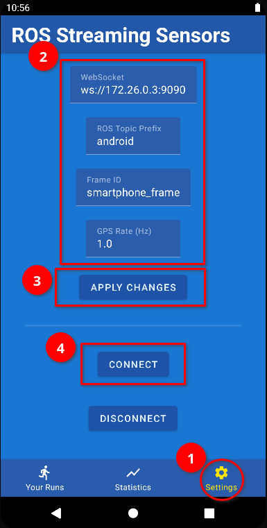 Home - ROS Sensor Streaming